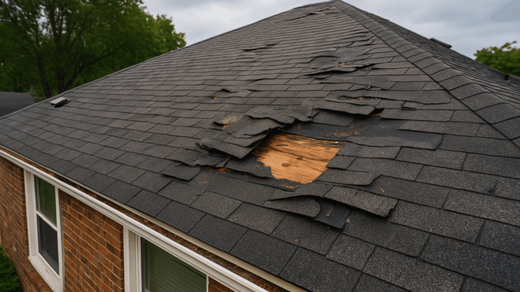 Roofing project by Natural Construction Group Northwest Arkansas